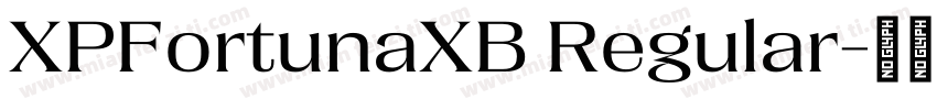 XPFortunaXB Regular字体转换